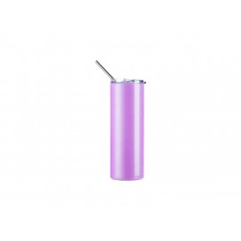 20oz/600ml Sublimation Blank UV Color Changing Stainless Steel Skinny Tumbler (White to Violet) (10/pack)